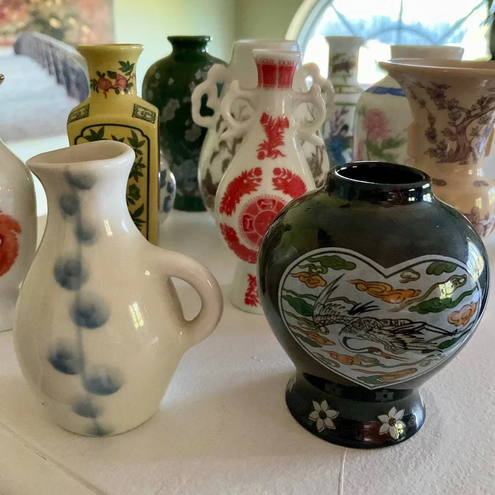 13pc VTG Franklin Mint Treasures of Imperial Dynasties Japan Mini Porcelain Vase